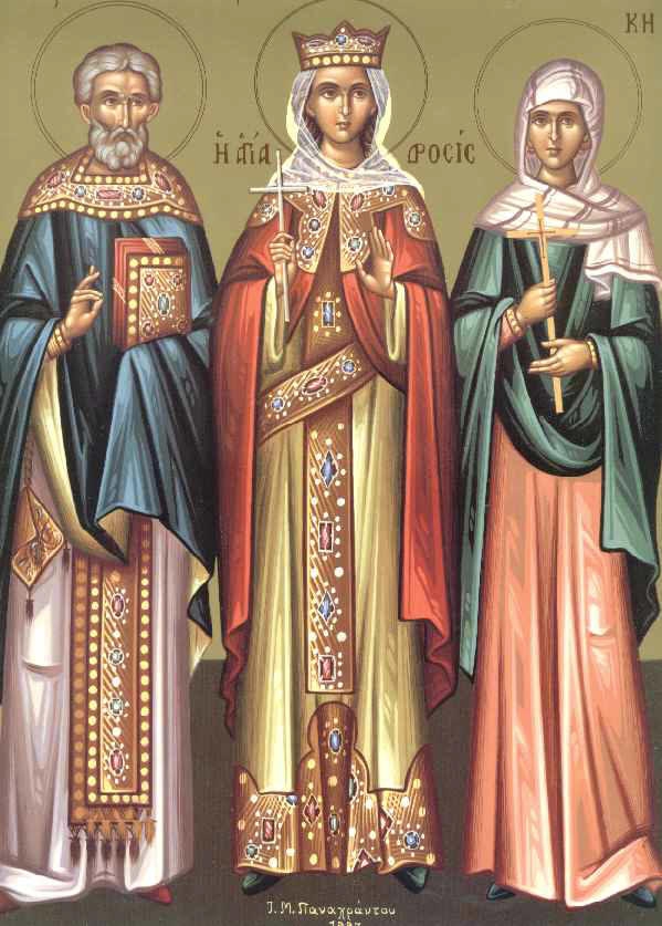 Η Αγία Δροσίδα και των συν αυτή πέντε Παρθένων εορτάζουν στις 22 Μαρτίου. Η Αγία Δροσίδα και των συν αυτή πέντε Παρθένων εορτάζουν στις 22 Μαρτίου.