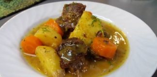 Μοσχαράκι λεμονάτο με λαχανικά ! Μοσχαράκι λεμονάτο με λαχανικά !