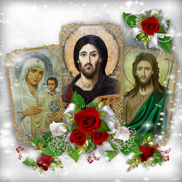 family Γιατί βλέπουμε την μορφή του Προδρόμου δίπλα στον Κύριο ;