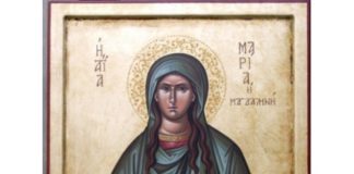 Αγία Μαρία Μαγδαληνή, Έρρανε πρώτη τον Τάφο του Χριστού ως Μυροφόρος, 22 Ιουλίου ε.ε.