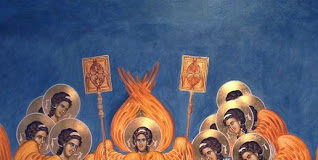 Η πιο ένδοξη όμως και λαμπροφόρος ομάδα των Αγγέλων είναι εκείνη που μεταφέρει, μαζί με τα αιτήματα, και τα καυτά δάκρυα της μετανοίας…