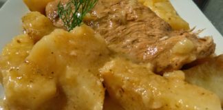 Γαλοπούλα φιλέτο με πατάτες
