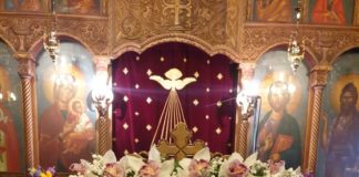 Ρόδος : A’ Χαιρετισμοί με πλήθος κόσμου στον Ιδρυματικό Ναό του Αγίου Τρύφωνος Ρόδου