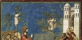 Σήμερα : Ευλογημένος ο ερχόμενος εν ονόματι Κυρίου». Αύριο: Άρων άρων σταύρωσον Αυτόν