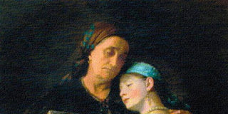 Η αμαρτωλή μπροστά στην Παναγιά