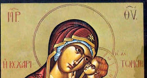 Ἐν τῇ Κοιμήσει τὸν κόσμον οὐ κατέλιπες Θεοτόκε