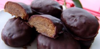 Μελομακάρονα με επικάλυψη σοκολάτας