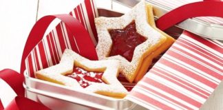 Χριστουγεννιάτικα αστεράκια μελιού με γέμιση μαρμελάδα