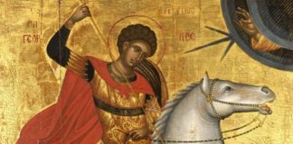 Ο Άγιος Γεώργιος τον σκουντούσε λέγοντας: ”Σήκω, η ώρα πέρασε”…