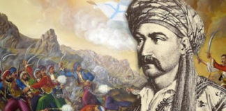 Ο Νικηταράς δίνει ένα μάθημα στους Τούρκους στα Δολιανά