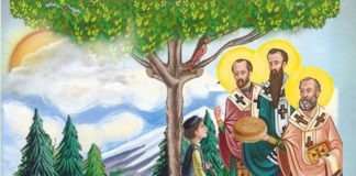 Ο Άγιος Γεώργιος Καρσλίδης και η θαυμαστή του συνάντηση με τους Τρεις Ιεράρχες