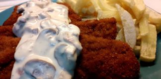 Σνίτσελ Χοιρινό αλά Κρεμ