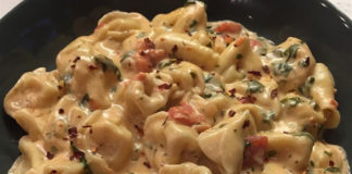 Τορτελίνια με Ντοματίνια και Φέτα