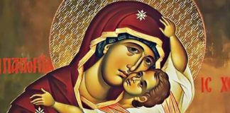 Η Παναγιά κλαίει