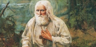 Ο όσιος Σεραφείμ στην ησυχία της ερήμου του