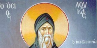 Μνήμη του Οσίου Λουκά του εν Στειρίω της Βοιωτίας – 7 Φεβρουαρίου ε.ε.