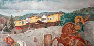 29 Οκτωβρίου 1905-Ο Άγιος Δημήτριος, διώχνει Τουρκικό στρατιωτικό απόσπασμα από το Μοναστήρι του