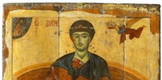 H θαυματουργή και σπάνια ιερά εικόνα του Αγίου Δημητρίου του Μυροβλήτη στη Μόσχα