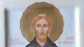 Άγιος Οσιομάρτυς Σβεν της Άρμπόγκα Σουηδίας – Ημέρα Μνήμης, Κυριακή μετά την Ύψωση του Τιμίου Σταυρού.