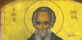 Ὁ Ὅσιος Σάββας ὁ Ἡγιασμένος, 5 Δεκεμβρίου ε.ε.