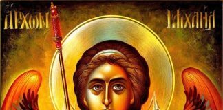 «Εἶμαι ὁ ἀρχάγγελος Μιχαήλ. Δέν ἐπιθυμῶ νά χτιστεῖ ὁ ναός ἐκεῖ πού σημαδέψατε, ἀλλά ἐδῶ πού θά σᾶς δείξω»