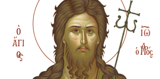 Ο Τίμιος Πρόδρομος, ο πρώτος μοναχός