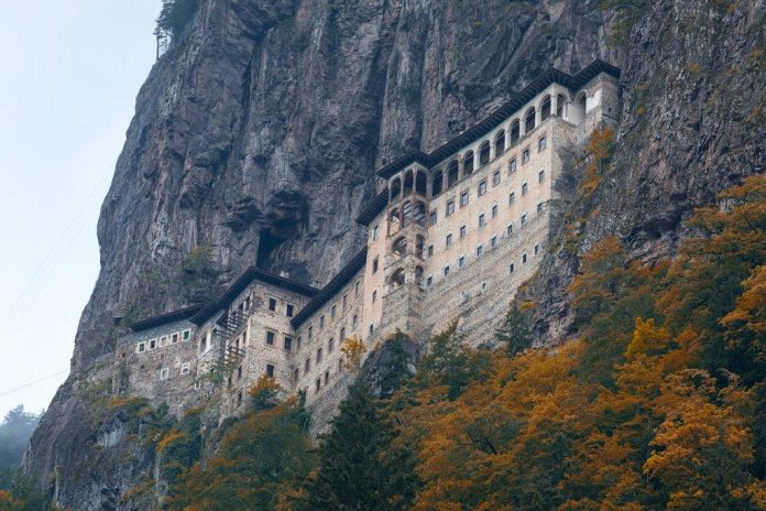 Turkey.-Region-Macka-of-Trabzon-city-Altindere-valley.-The-Sumela-Monastery